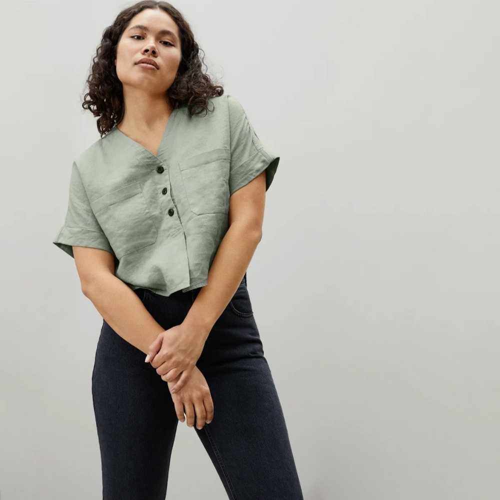 Everyone Women's Linen Utility Shirt XS
